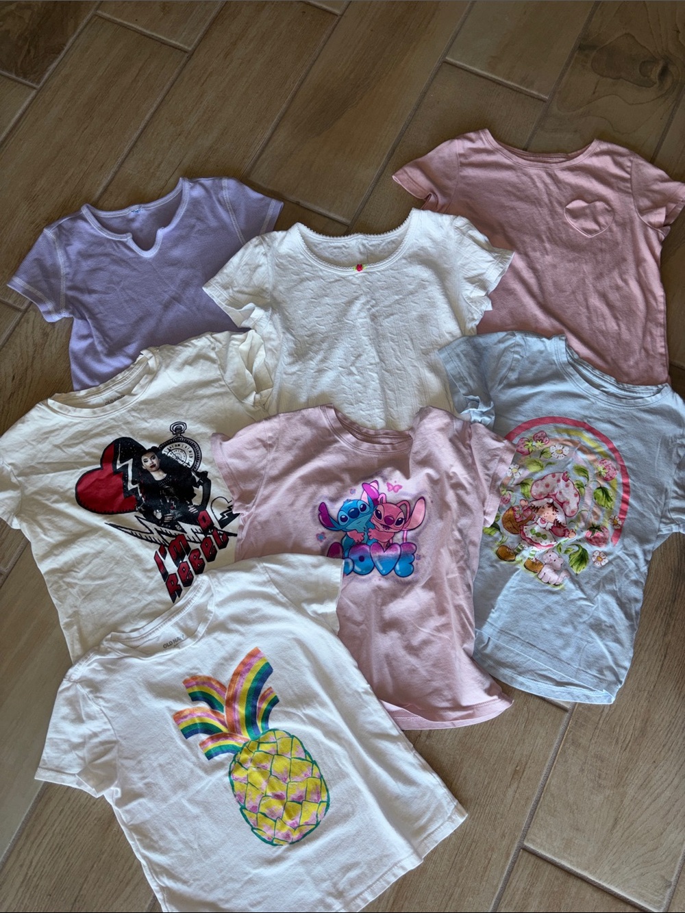 Girls bundle (x7) Old Navy Short-Sleeve Tees size 8